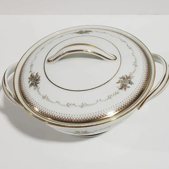 Noritake Joanne Pattern Sugar bowl/Creamer Set,Fine Bone China. - Picture 5 of 11